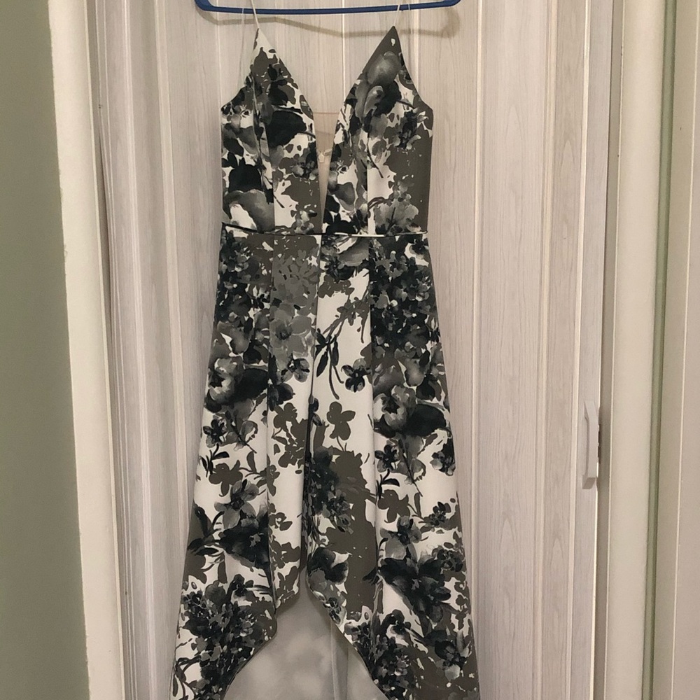 Adrianna Papell High-Low Gown